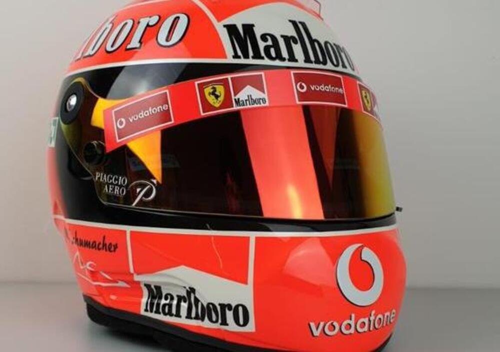 Il casco di Schumacher 2006