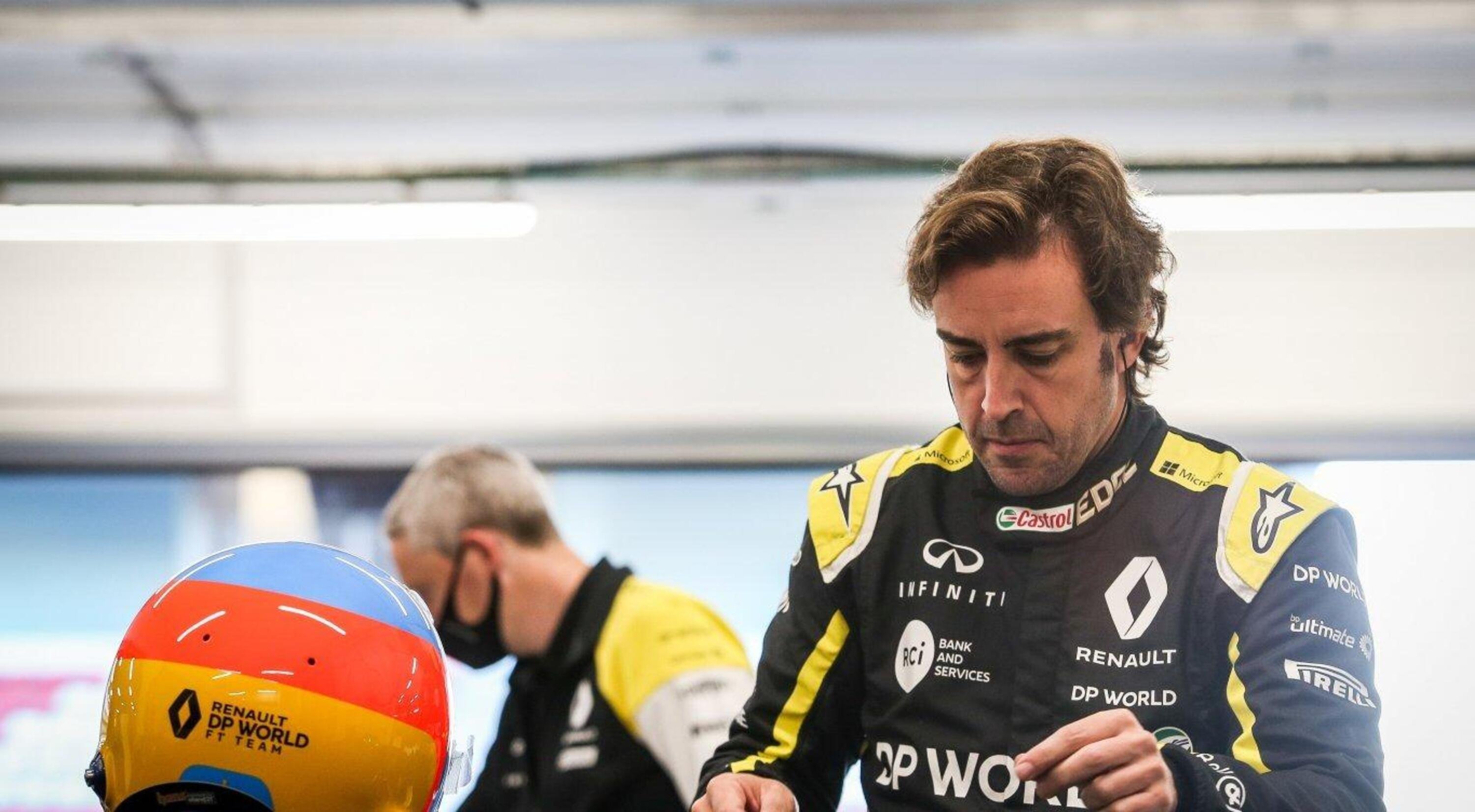 Alonso: primo contatto con la Renault R.S.20