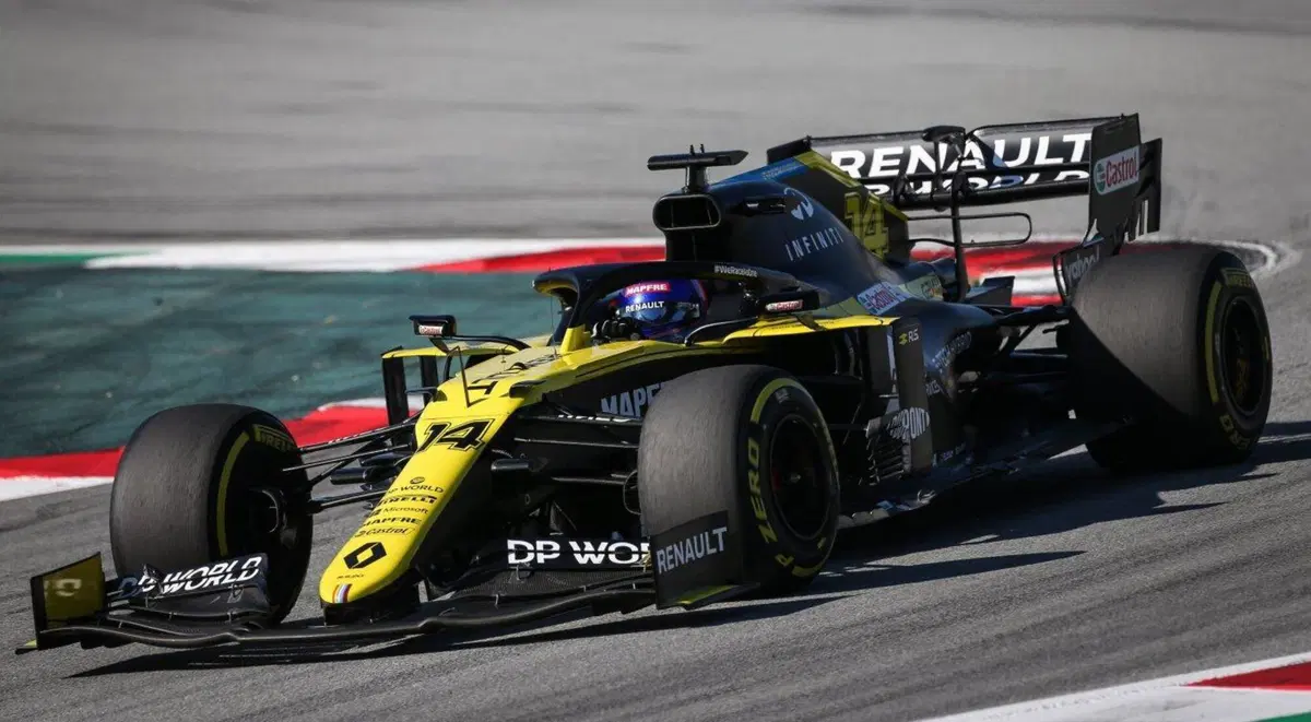 Alonso: primo contatto con la Renault R.S.20 (3)