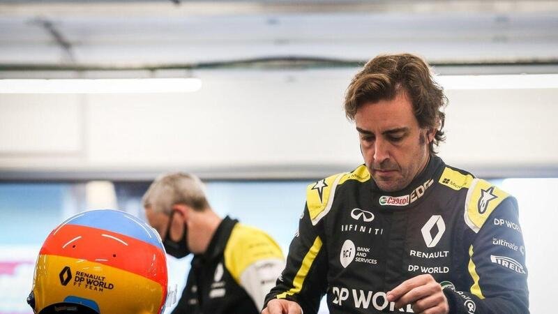 Alonso: primo contatto con la Renault R.S.20