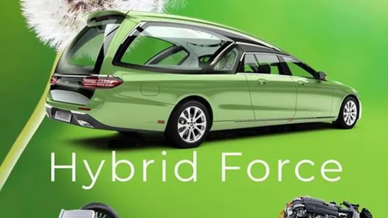 Autofunebre ibrida con la Stella (ottimale per ZTL e cimitero): Mercedes EQ power Plug-in