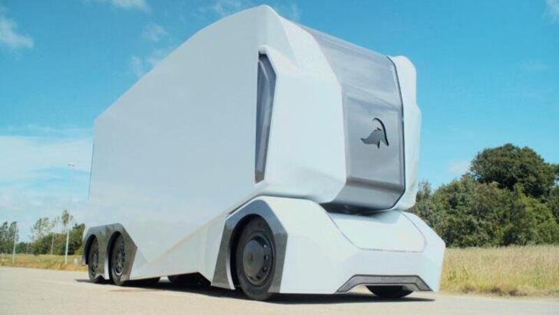 Einride Pod, Il primo camion elettrico a guida autonoma [video Goodwood]