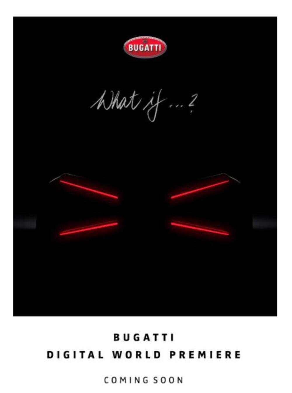 La comunicazione della Bugatti giunta in redazione