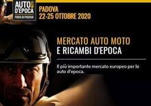 Al via, da oggi, Auto e Moto d'Epoca 2020 a Padova Fiere