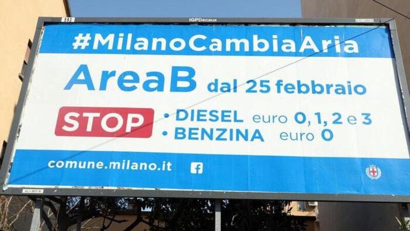 Milano, Area B sospesa dal 23 ottobre