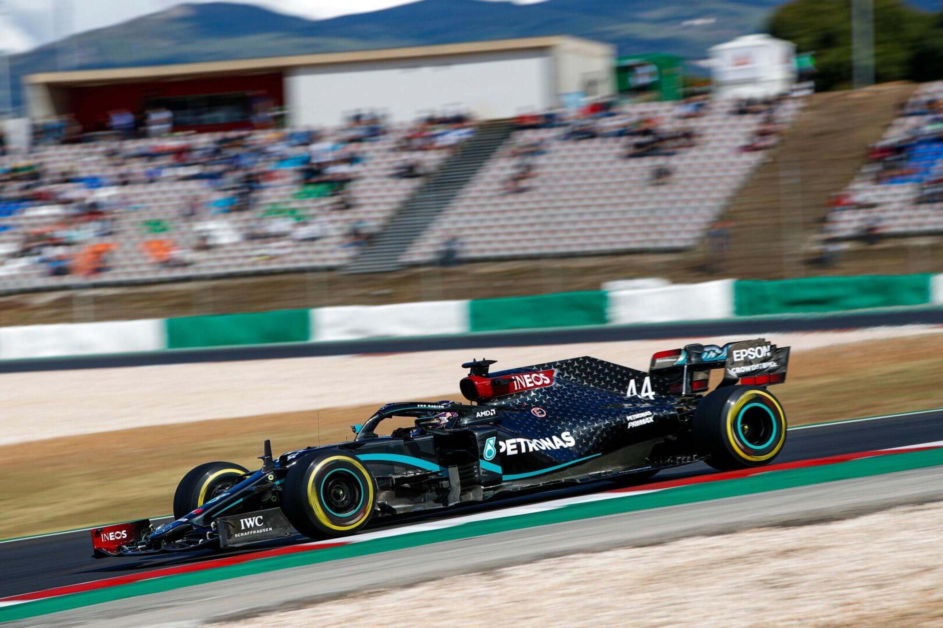 F1, GP Portogallo 2020: pole per Hamilton. Quarto Leclerc