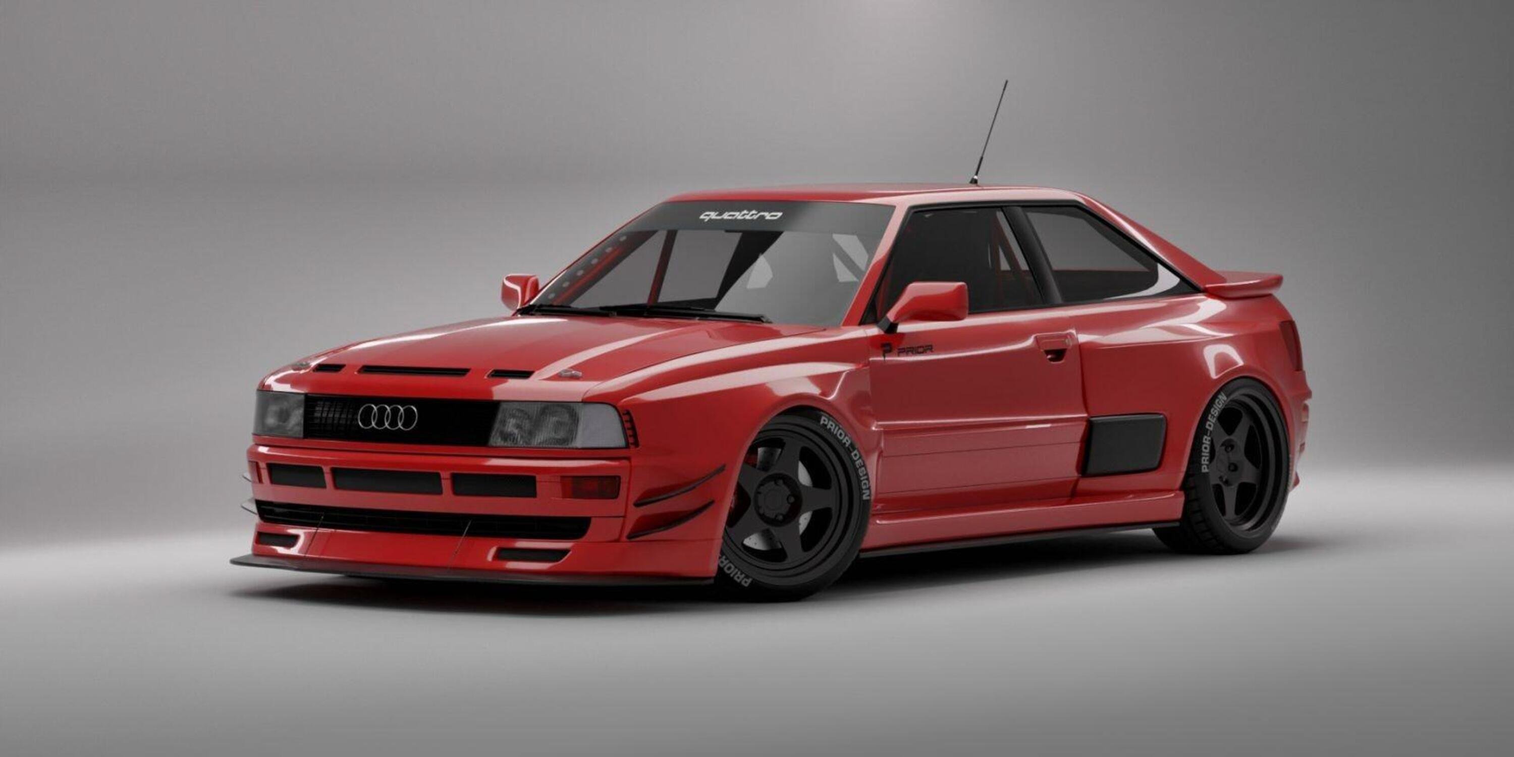 Audi RS2 Coup&eacute; Prior Design: eccola dopo 25 anni