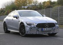 Mercedes-AMG GT 4 Coupé restyling, le foto spia