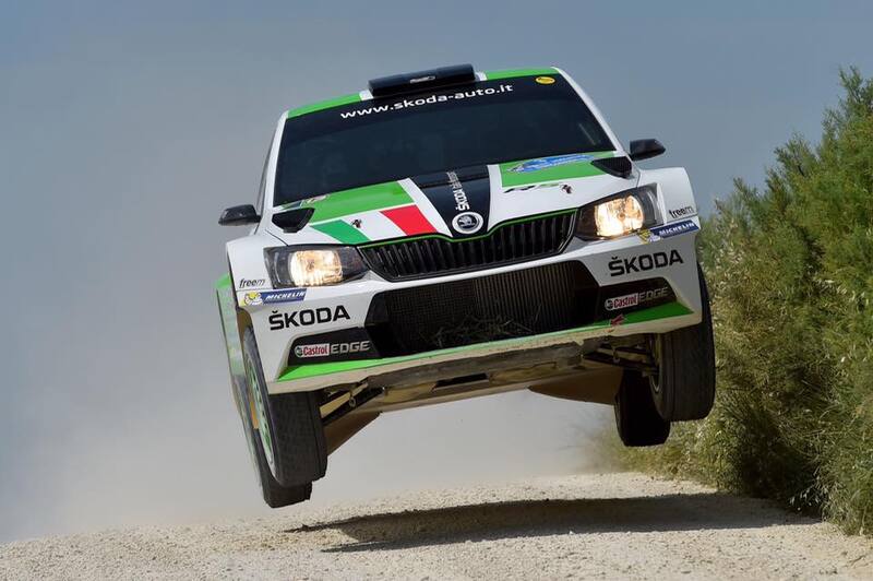 Scandola e D&#039;Amore saltano sulla Fabia R5