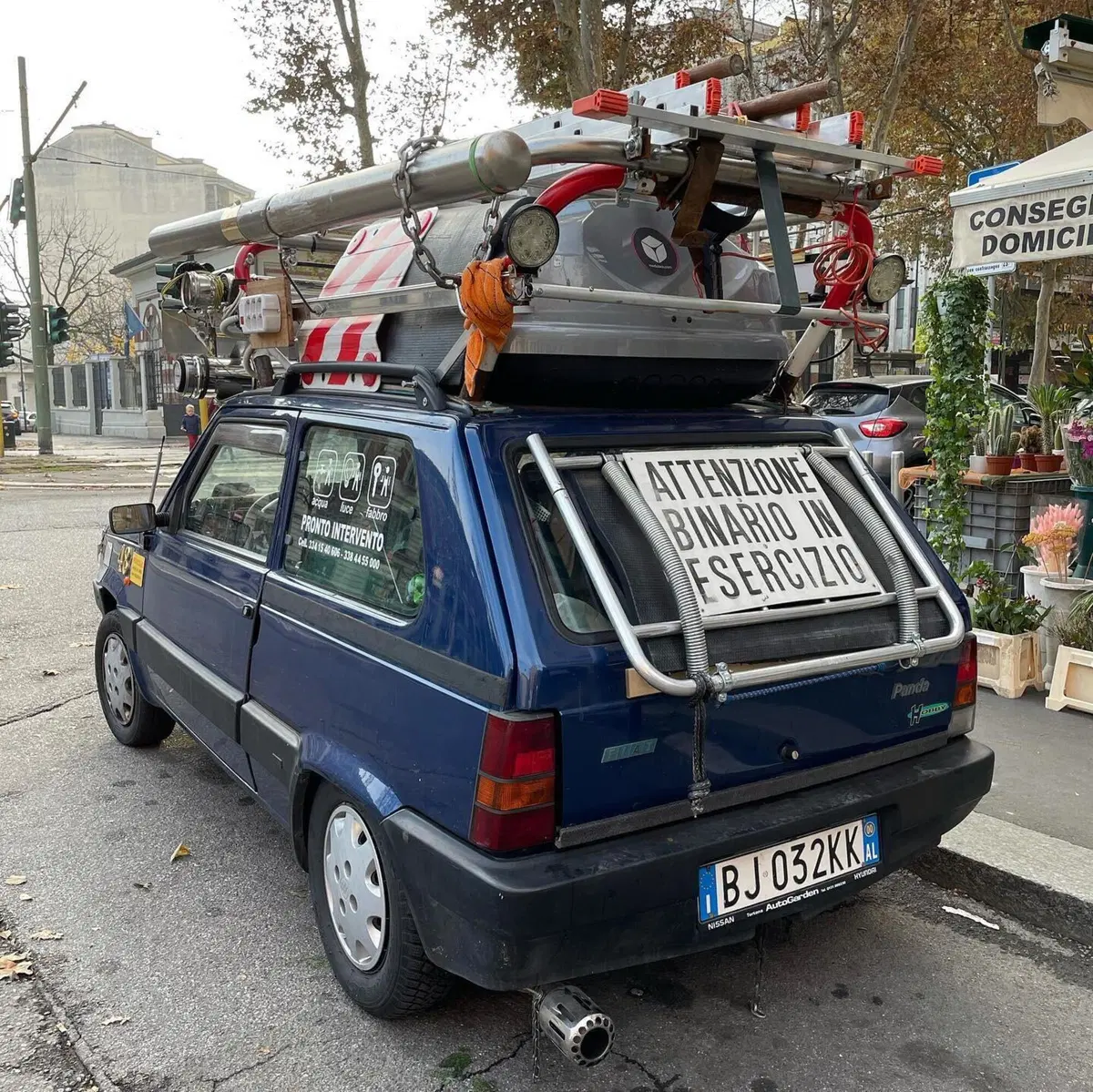 L'auto da lavoro TOTALE: la Fiat Panda del tuttofare milanese... (2)