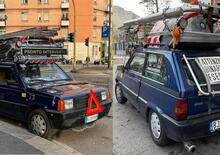 L'auto da lavoro TOTALE: la Fiat Panda del tuttofare milanese...