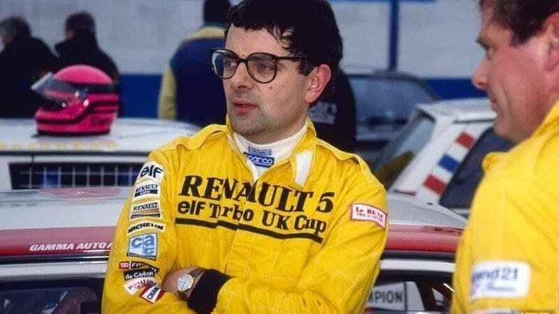 Altro che Mini e imbranataggine: Mr Bean in pista con la Renault 5 turbo [FOTO]