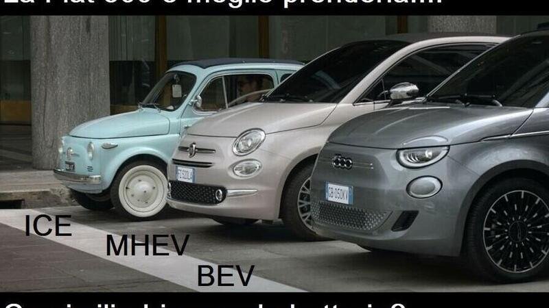 Quale auto nuova regalarsi (o regalare)  nel post-Covid, Fiat 500: ICE Vs BEV [FAQ auto elettrica]