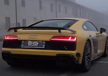 L’Audi R8 con lo scarico diretto: sound bestiale [VIDEO]