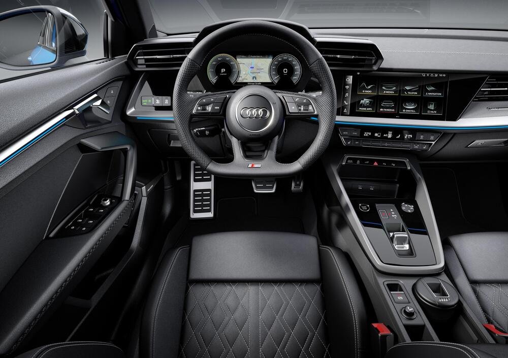 Gli interni della nuova Audi A3 40 TFSI e