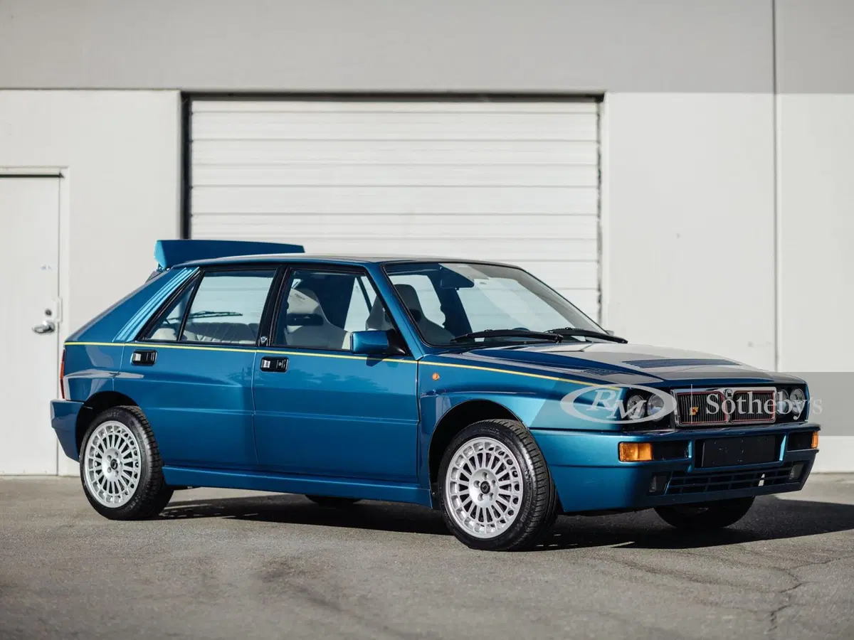 Lancia Delta Integrale: all'asta una bellissima &ldquo;Blu Lagos&rdquo; Evo 2