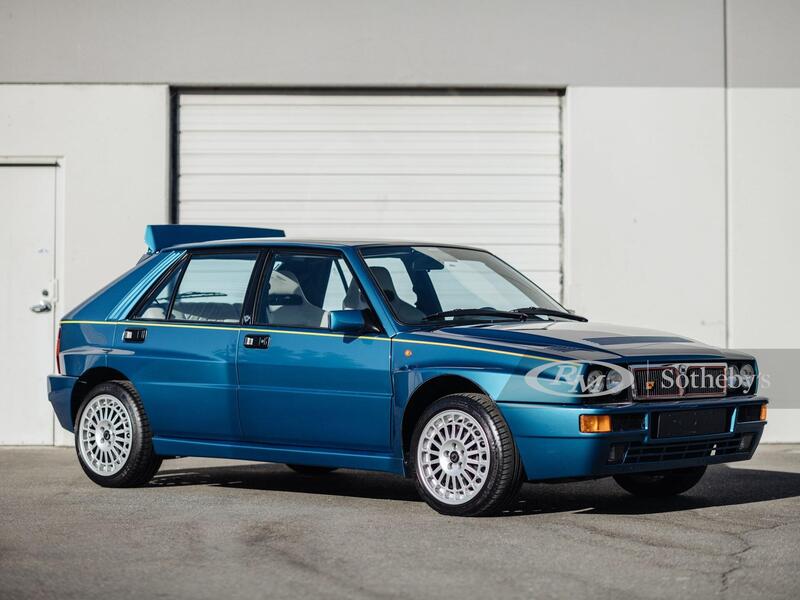 Lancia Delta Integrale: all&#039;asta una bellissima &ldquo;Blu Lagos&rdquo; Evo 2