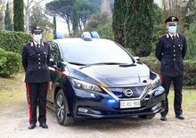 Auto elettriche per i Carabinieri: l'Arma sceglie la Nissan Leaf