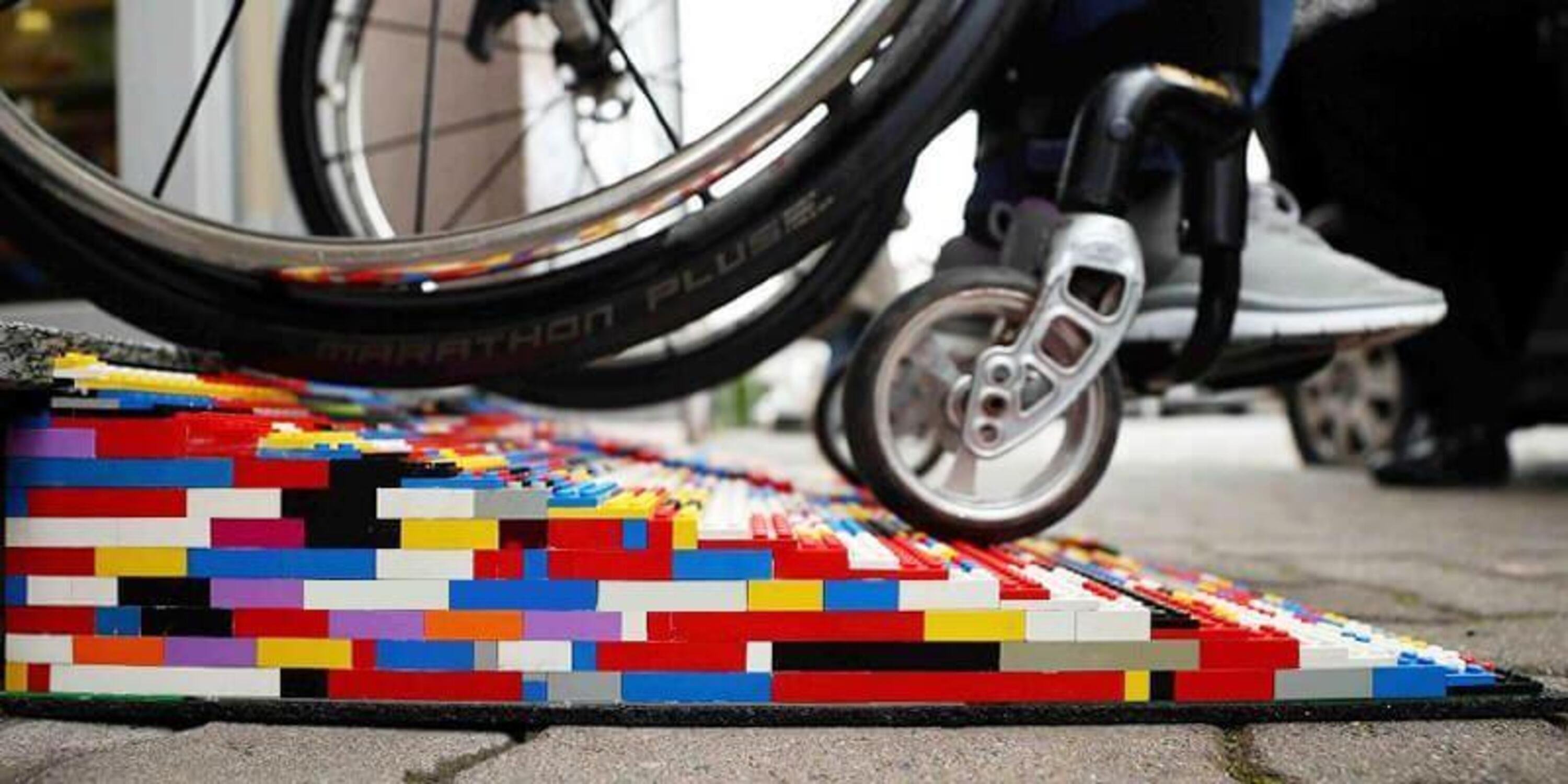 Dalla Germania al Veneto: rampe di Lego che abbattono le barriere architettoniche