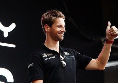 Formula 1: Romain Grosjean torna nel paddock di Sakhir [Video]