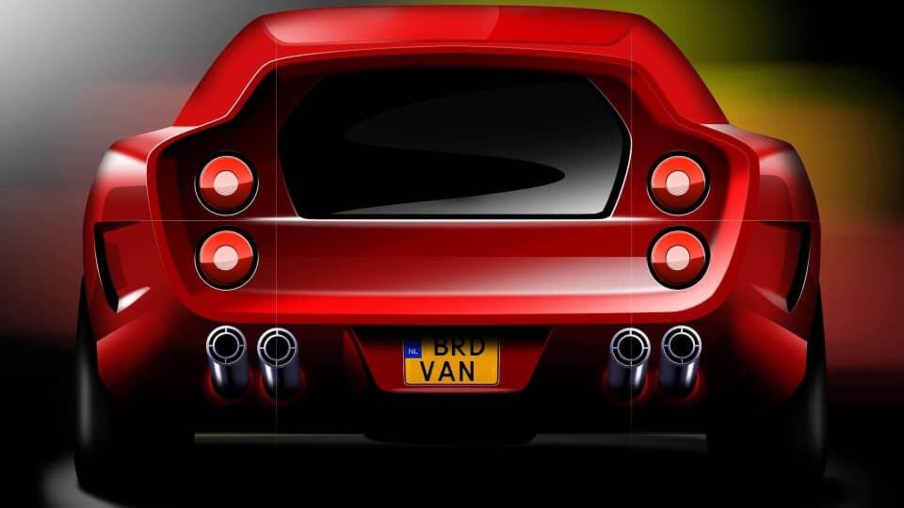 La nuova Ferrari Breadvan V12 vive, Evolvendo la 550 Maranello: che macchina [foto dalla verniciatura]