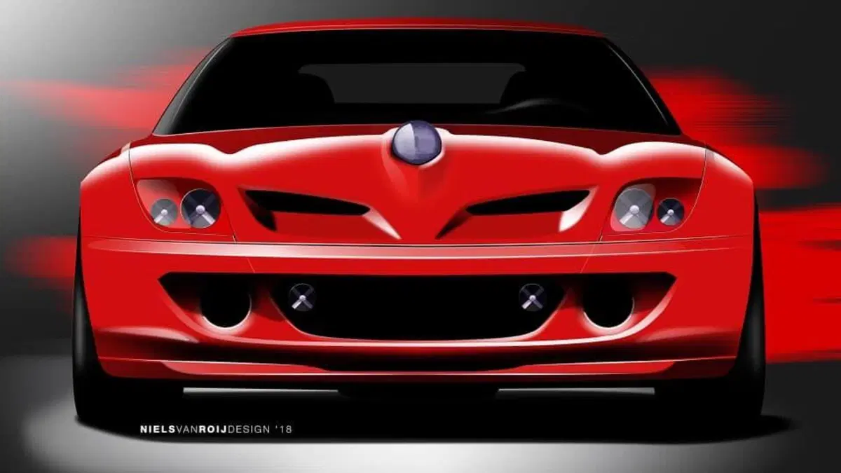 La nuova Ferrari Breadvan V12 vive, Evolvendo la 550 Maranello: che macchina [foto dalla verniciatura] (6)