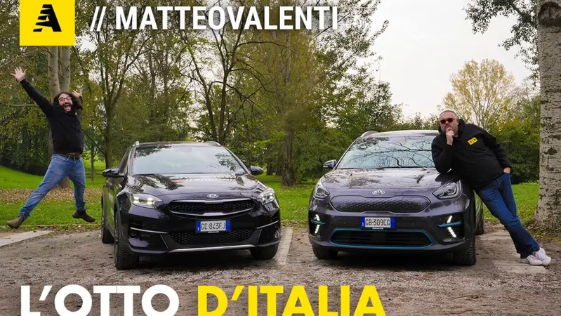 Elettrico vs GPL: 2.000 km per una sfida epica. "L'Otto d'Italia" by Hankook Kinergy