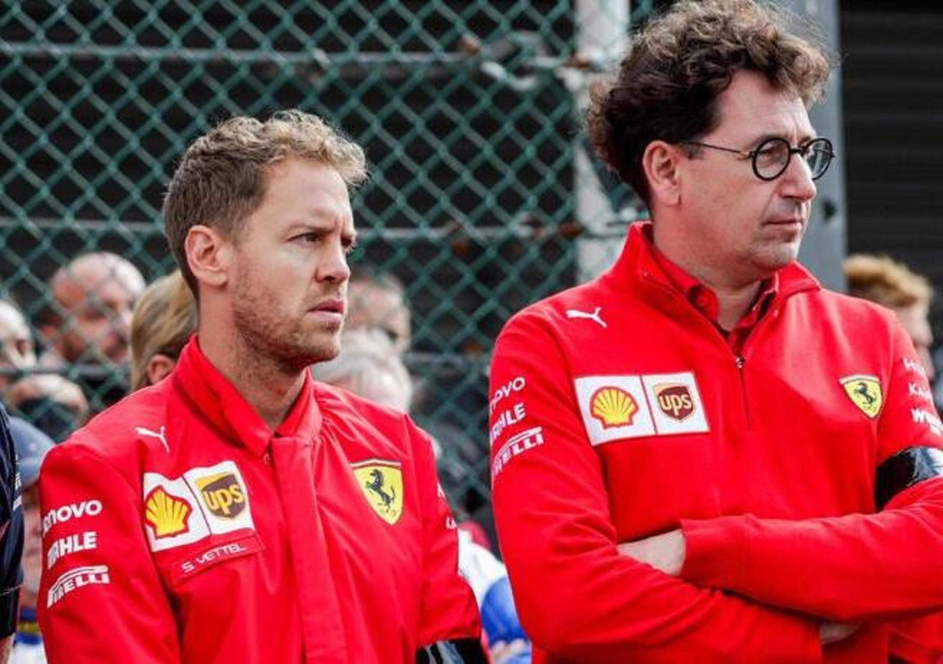 F1. Sebastian Vettel e Mattia Binotto, tra loro &laquo;rispetto, ma non amore&raquo;