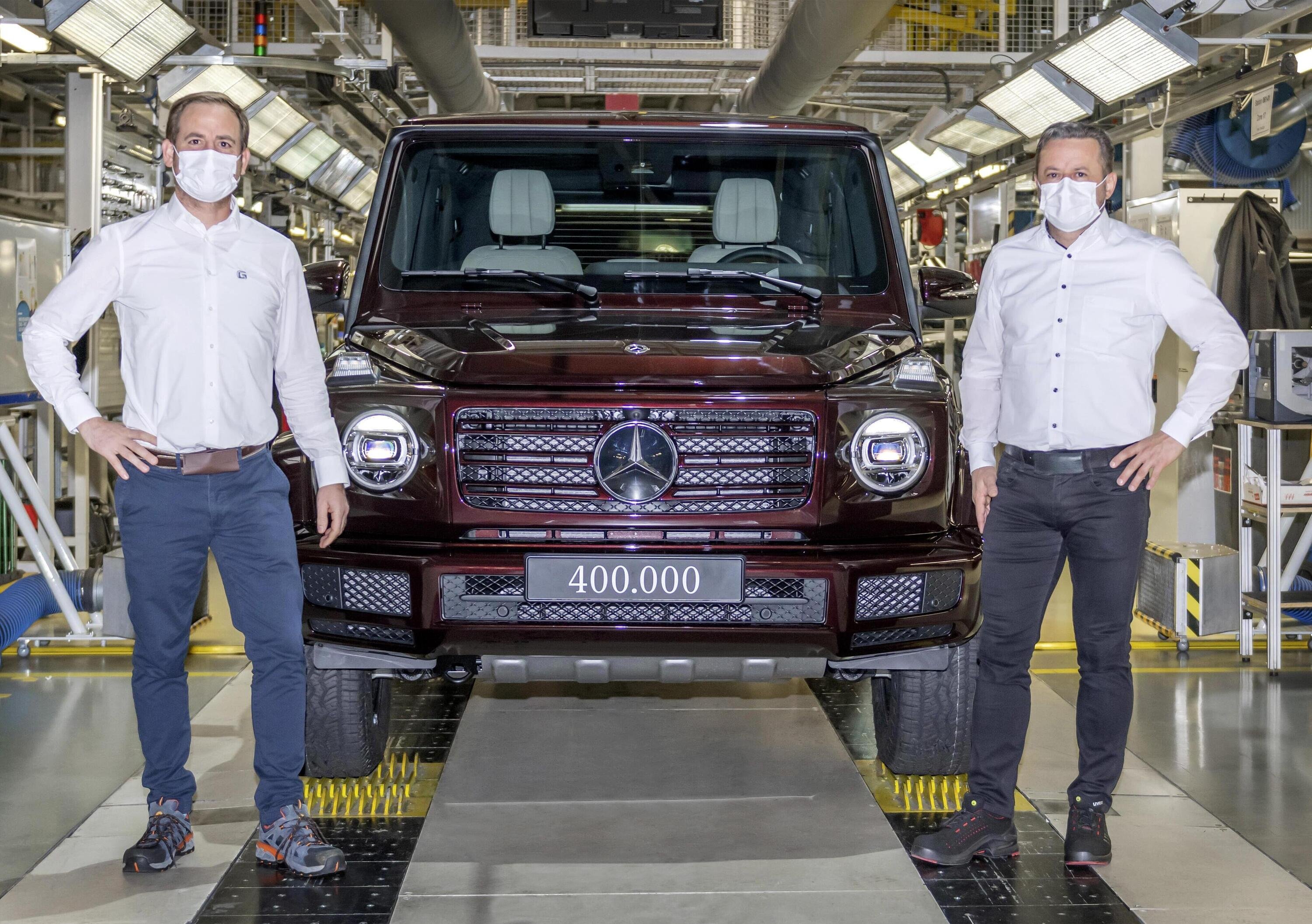 Mercedes Classe G: 400.000 esemplari prodotti per l&rsquo;iconico fuoristrada 
