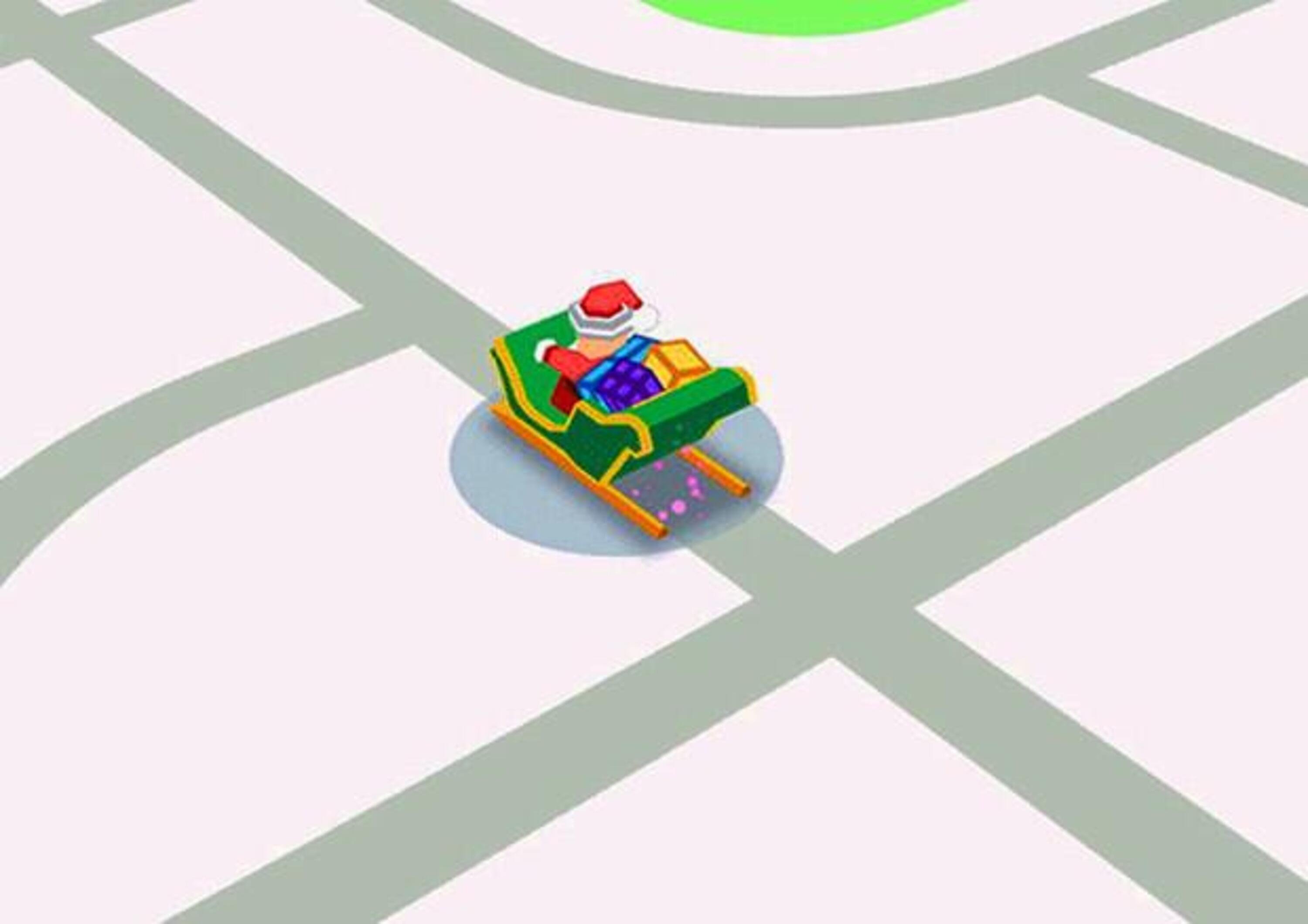 App Waze, Non solo navigatore, maps e autovelox: anche la funzione speciale Babbo Natale [icona e voce]