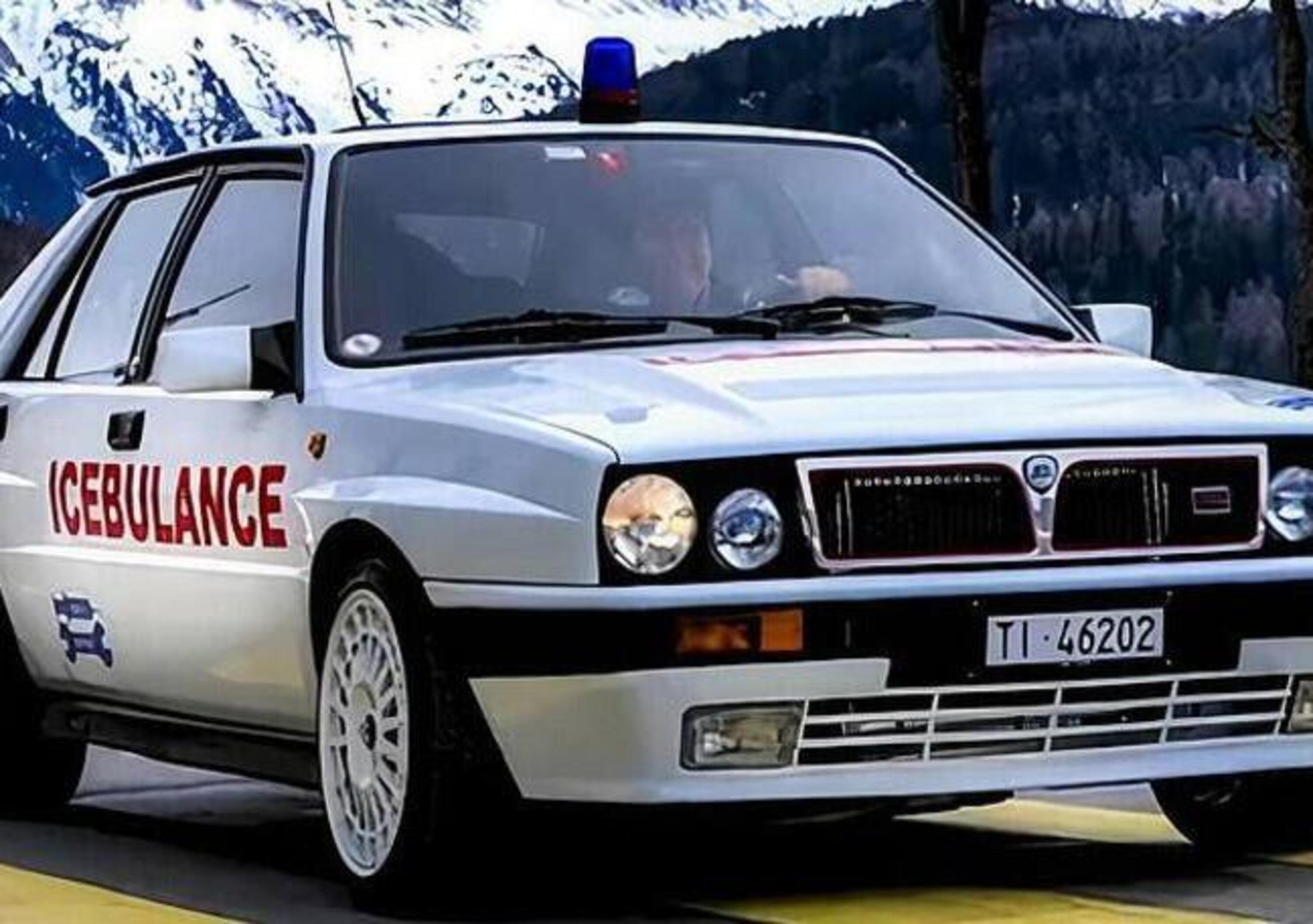 Ambulanza delle nevi, in Svizzera convertono la Lancia Delta HF Integrale