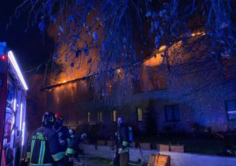 In fiamme la villa della famiglia Cordero di Montezemolo