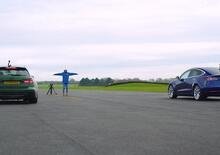 Drag Race: Audi RS6 vs Tesla Model 3 Performance