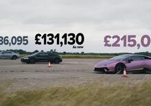 Drag Race: Lamborghini Huracan vs Nissan GT-R vs Audi R8