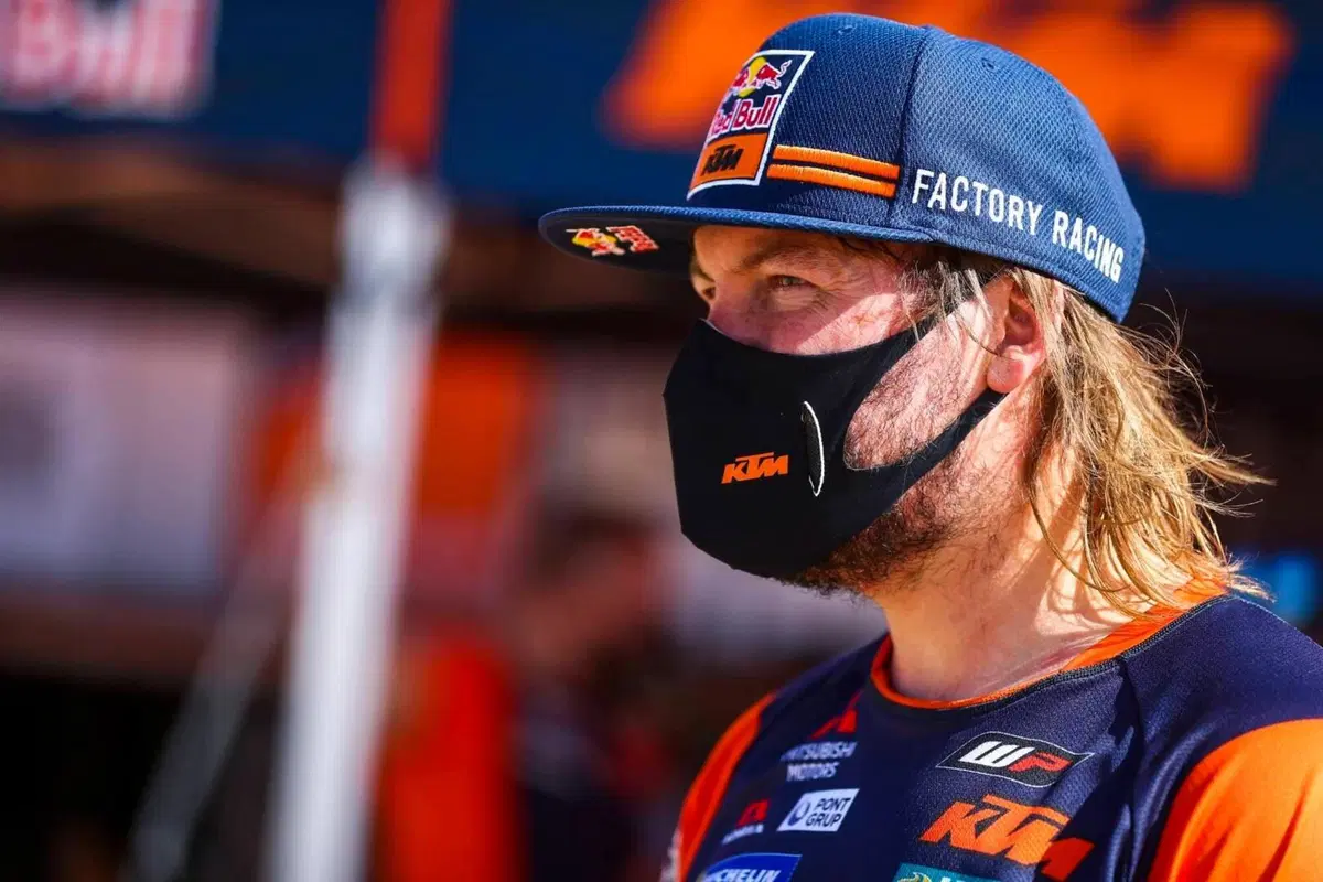 Dakar 2021. 1a Tappa. Labirinto Bisha. Salgono Price, KTM, e Sainz, Mini (23)