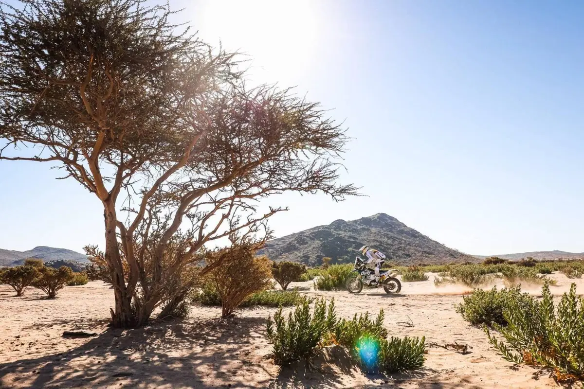 Dakar 2021. 1a Tappa. Labirinto Bisha. Salgono Price, KTM, e Sainz, Mini (29)