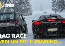 Drag Race DEFINITIVA: Panda 4x4 vs Ferrari SF90 Stradale su neve [VIDEO]