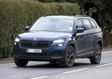 Skoda Kodiaq restyling, le foto spia