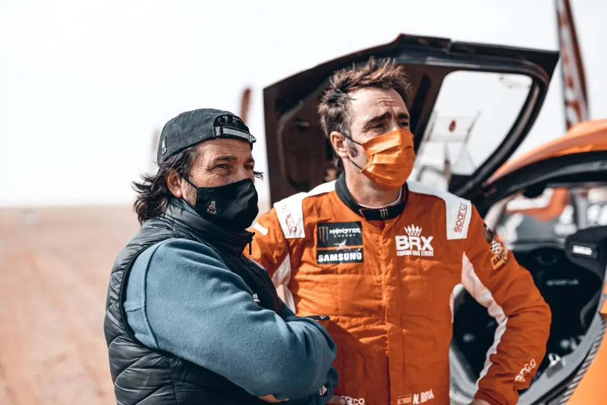 Dakar 2021. 8a Tappa. Vincono Cornejo, Honda, e Al Attiyah, Toyota. Leadership immutate