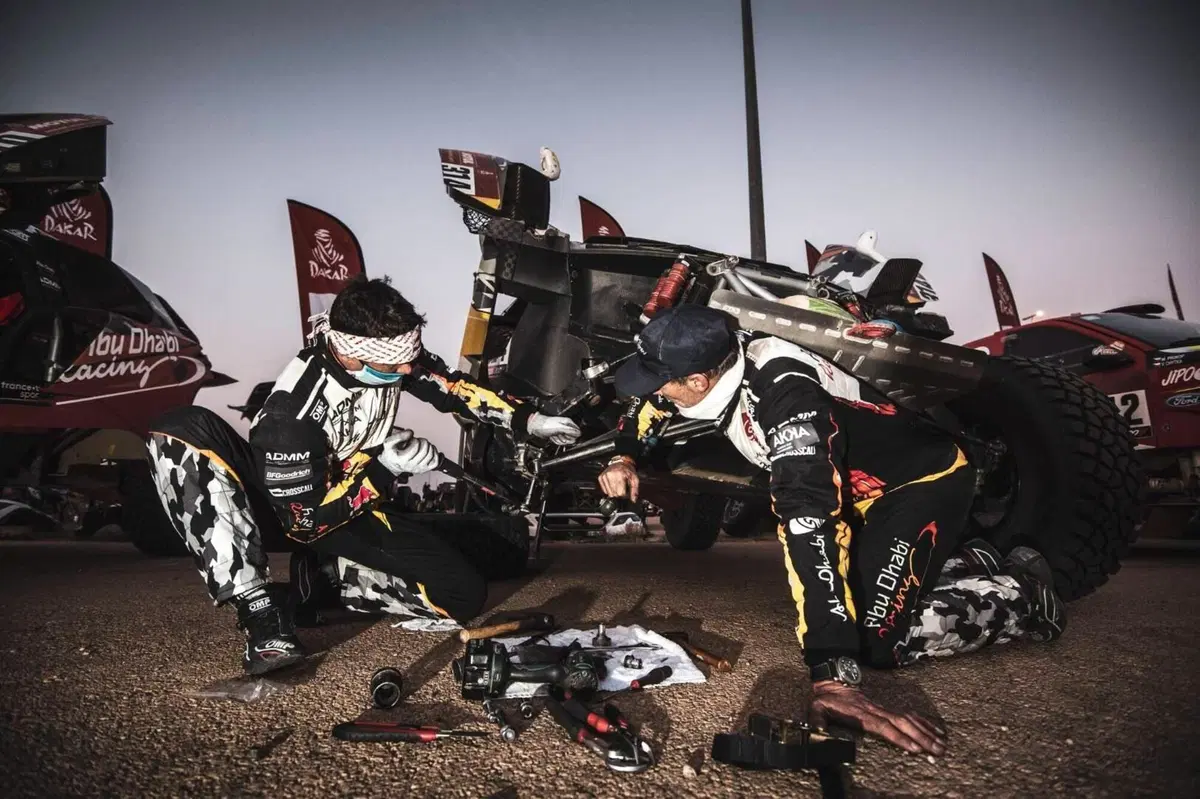 Dakar 2021. 8a Tappa. Vincono Cornejo, Honda, e Al Attiyah, Toyota. Leadership immutate (18)