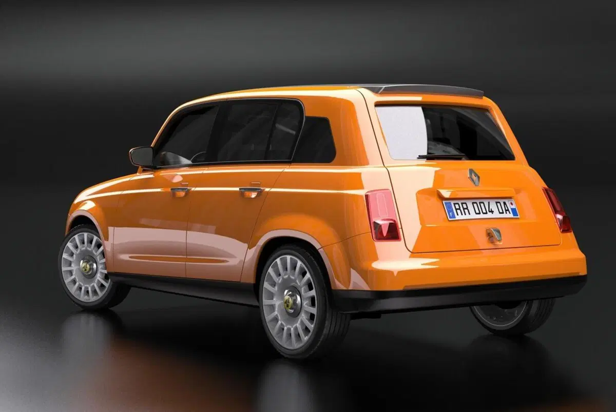 La nuova Renault elettrica 'sopra' Twingo su pianale Dacia Spring? Una simpatica R4 BEV (2)