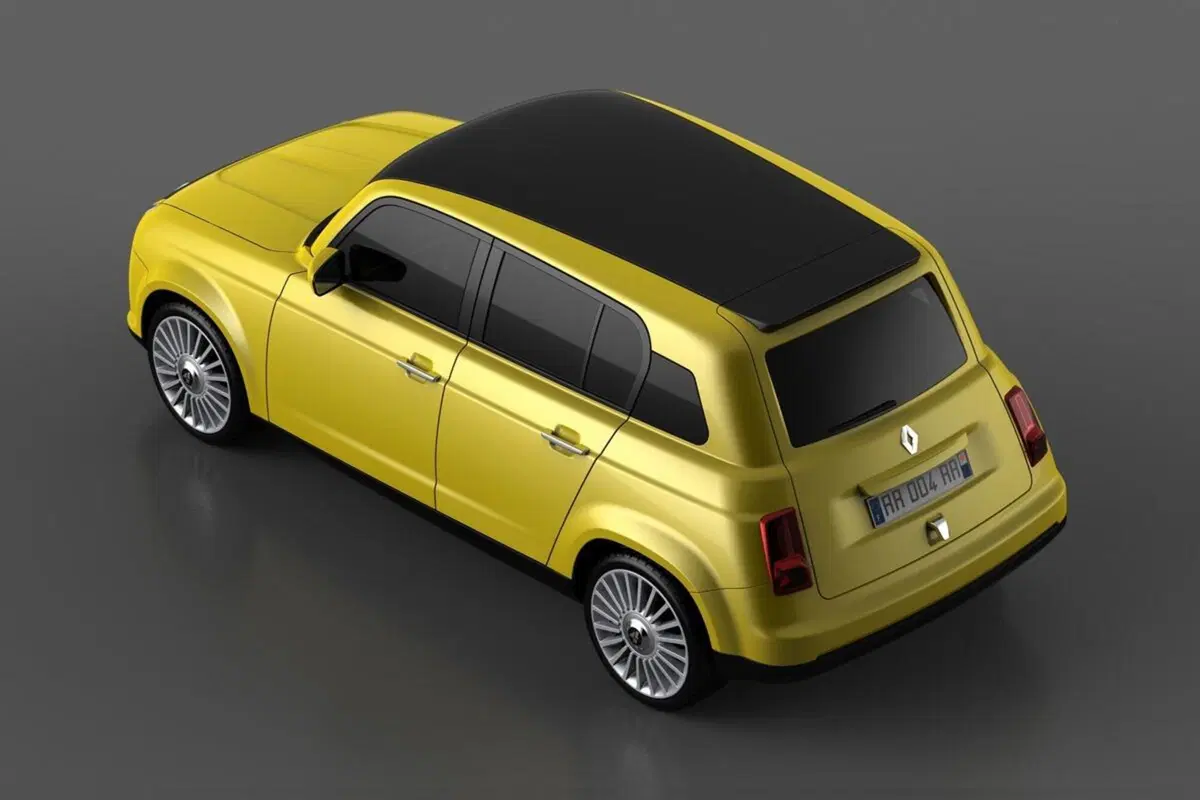 La nuova Renault elettrica 'sopra' Twingo su pianale Dacia Spring? Una simpatica R4 BEV (4)