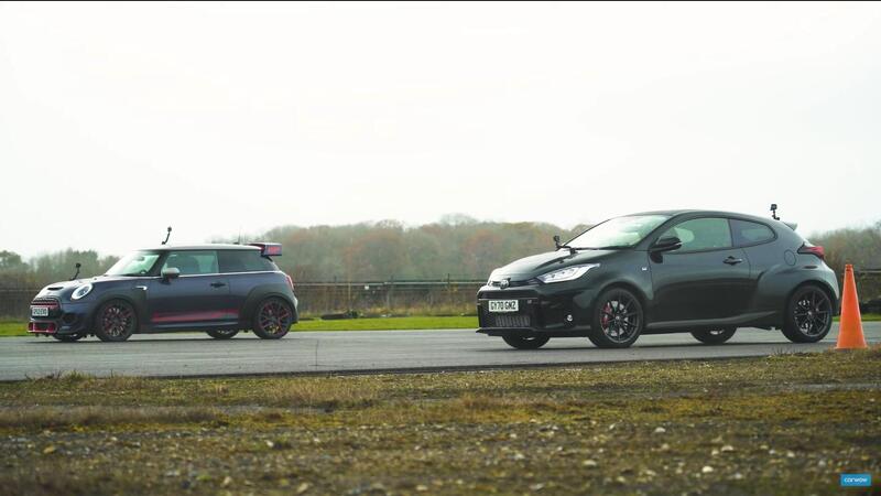 Drag Race: Toyota GR Yaris vs MINI JCW GP