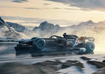 Formula 1, l'Alpine mostra una livrea invernale