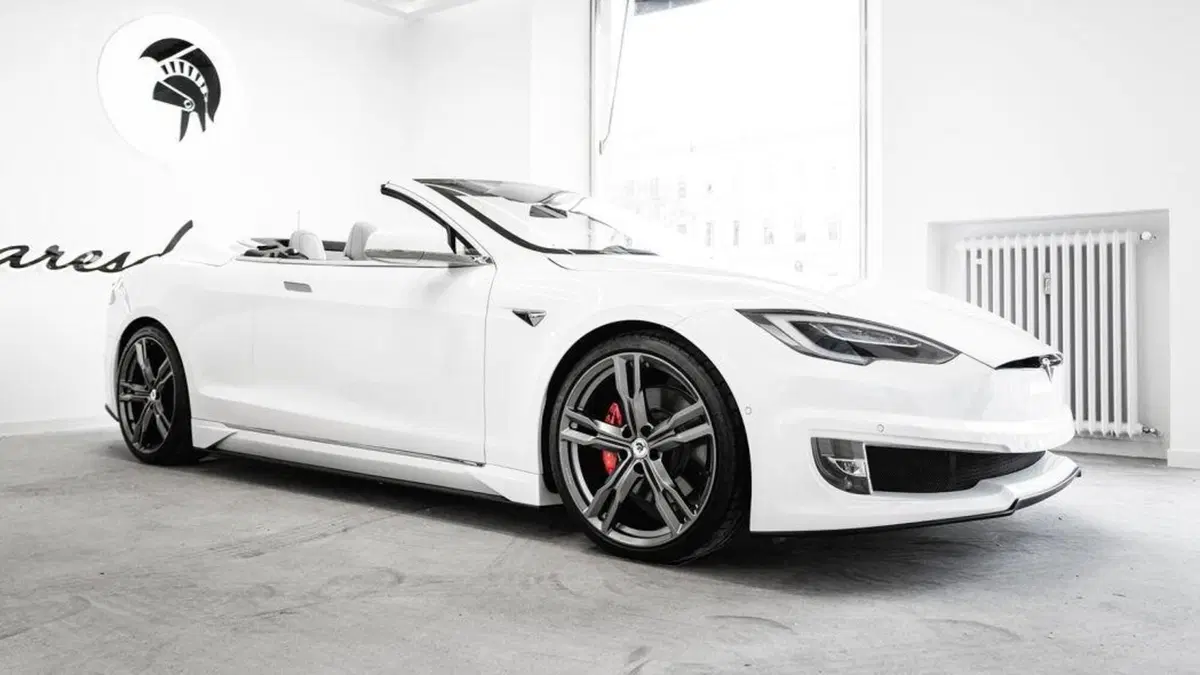 La Tesla Model S diventa convertibile grazie ad Ares Design [FOTOGALLERY] (3)