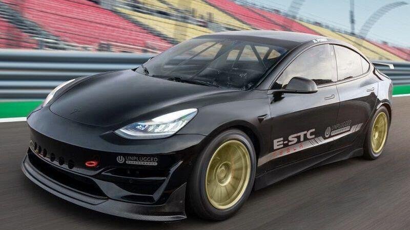 Parte il nuovo campionato con le Tesla, In Italia: le Model 3 in pista [E-STC]