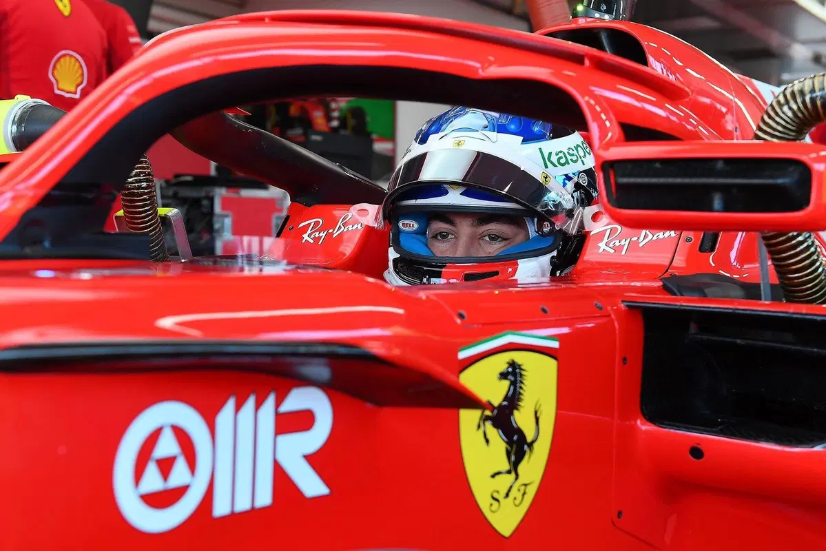 F1, Giuliano Alesi su una Ferrari, 30 anni dopo papà Jean