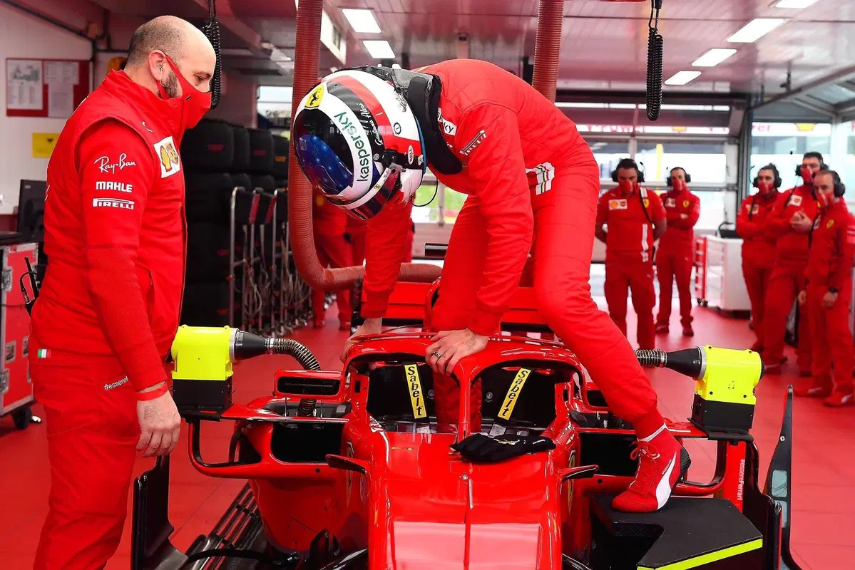F1, Giuliano Alesi su una Ferrari, 30 anni dopo papà Jean (3)