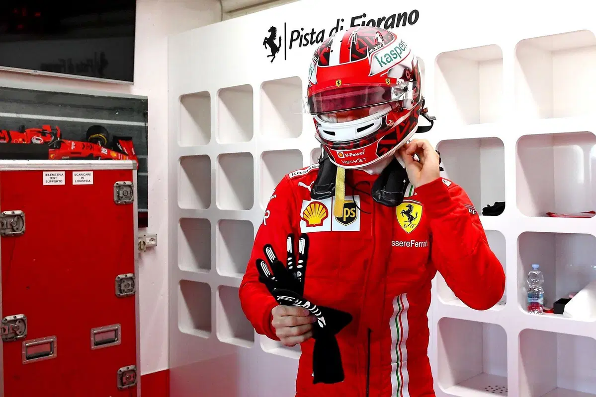 F1, Charles Leclerc in pista a Fiorano con la SF71H (3)