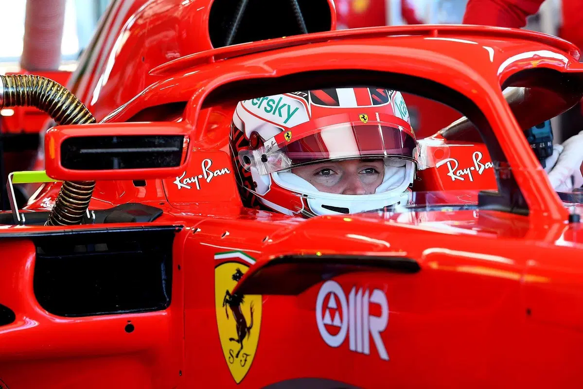 F1, Charles Leclerc in pista a Fiorano con la SF71H (2)